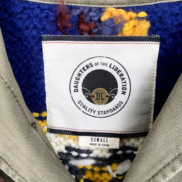 Anthropologie Daughters of Liberation Aztec Utility Jacket XS - Picture 3 of 5